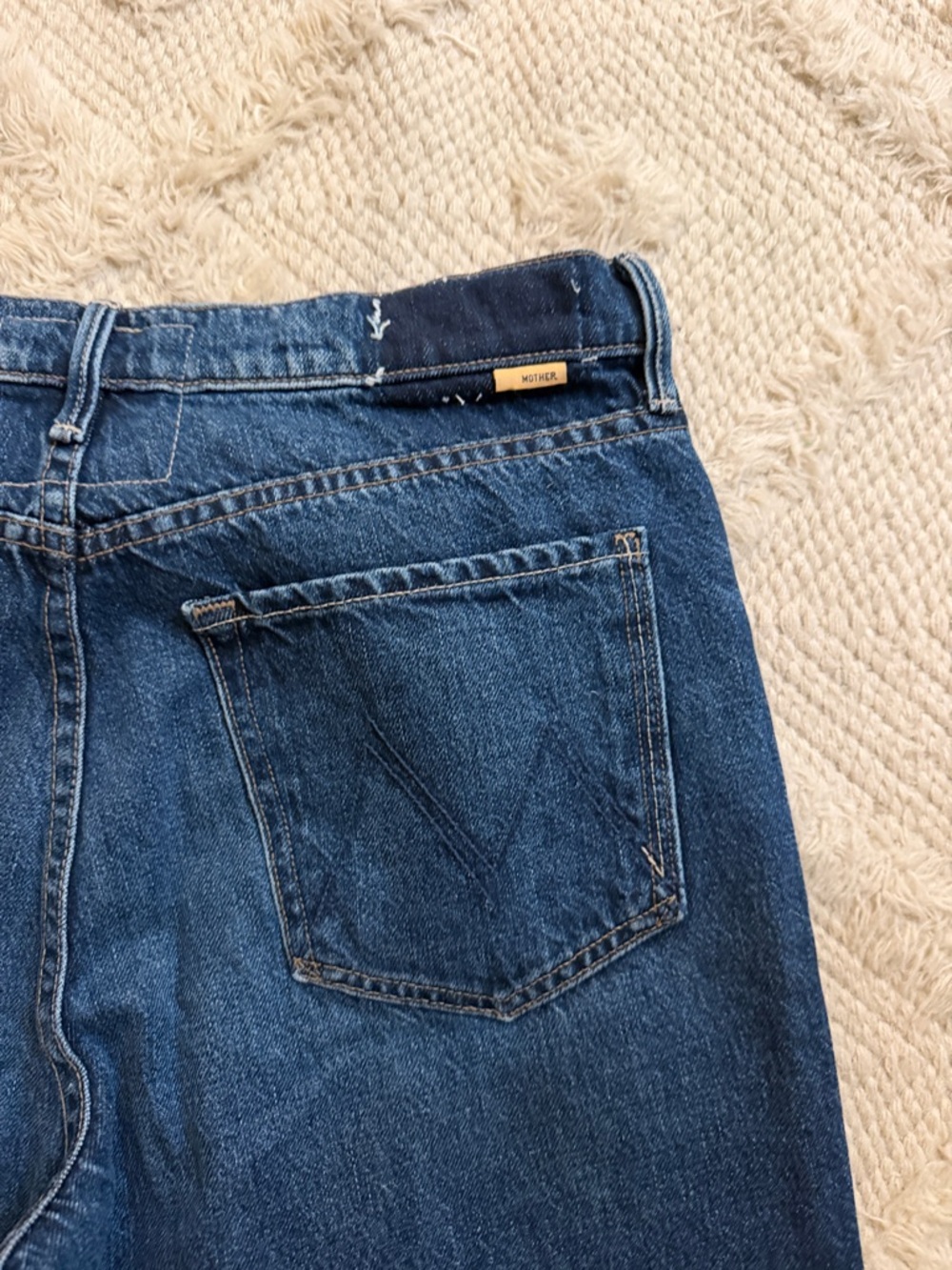 Mother The Lil Spitfire Nerdy Cuff Jeans - Picture 8 of 8